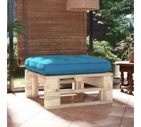 vidaXL Ottomana da Giardino Pallet in Legno di Pino Impregnato