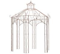 VidaXL Padiglione da Giardino Marrone Anticato 3 m in Ferro