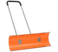 VIDAXL - Pala Da Neve Con Manico Allungabile Arancione 96cm Lama Acciaio