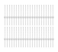vidaXL Pali da Recinzione 44 PCS U-Channel Argento 80 cm Acciaio