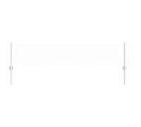 vidaXL Pali di Recinzione 11 PCS U-Channel 40 cm Acciaio Zincato, Recinzione Esagonale 0.4x50 m Acciaio Zincato