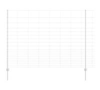 vidaXL Pali di Recinzione 22 pz U-Channel 160 cm Acciaio Galvanizzato