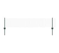 vidaXL Recinzione esagonale verde 0,4 x 100 m in acciaio | recinzione esterna resistente ai raggi UV Set completo di 5 pannelli e 1 rotolo per delimitare giardino durevole stile industriale maglia ad