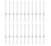 vidaXL Pali per Recinzione 22 Pz U-Channel Argento 80 cm in Acciaio, Ideali per Giardino Esterno e Supporto al Terreno. Perfetti per Recinti, Barriere Esterne, Screening Paesaggistico e Partizioni in