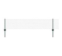vidaXL Recinzione con pali. Verde 0.4 x 10 m Acciaio