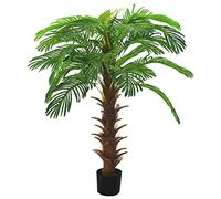 vidaXL Palma Cycas Artificiale con Vaso 140 cm Verde