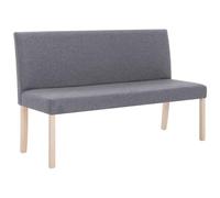 VIDAXL - Panca 139,5 Cm Grigio Chiaro In Poliestere
