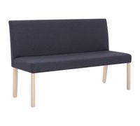 VIDAXL - Panca 139,5 Cm Grigio Scuro In Poliestere