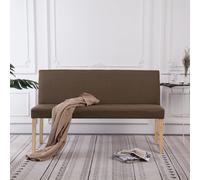 vidaXL Panca 139,5 cm Marrone in Poliestere