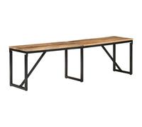 vidaXL Panca 160x35x46 cm in Legno Massello di Mango