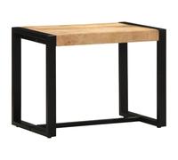 vidaXL Panca 60x35x45 cm in Legno Massello di Mango Grezzo