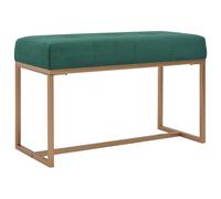 vidaXL Panca 80 cm in Velluto Verde