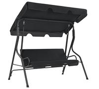 vidaXL Panca a Dondolo da Giardino Antracite Arredo Esterni Altalena Terrazza