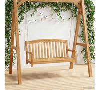 vidaXL Panca a dondolo Rose 114 x 61 x 61,5 cm Legno di teak solido