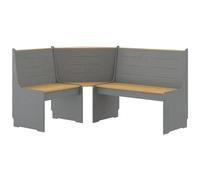 VIDAXL - Panca Angolare REINE 151 cm in Pino Marrone ambra e Grigio