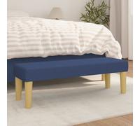 vidaXL Panca Blu 100x30x30 cm in Tessuto