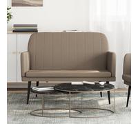vidaXL Panca Cappuccino 107x80x81 cm in Similpelle