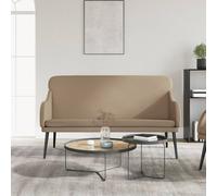 vidaXL Panca Cappuccino 110x76x80 cm in Similpelle