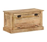 vidaXL Panca con Scarpiera 85x40x45 cm in Legno Massello di Mango