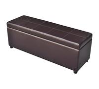 vidaXl Cassapanca Lunga in Legno Marrone