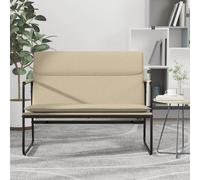 vidaXL Panca Crema 100x64x80 cm in Tessuto