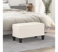 vidaXL Panca Crema 70x35x41 cm in Similpelle