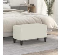 vidaXL Panca crema 70x35x41 cm in Velluto