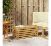 vidaXL Panca da esterno Bianco 79 x 43 x 37 cm