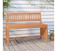 vidaXL Panca da Giardino 110 cm Legno Massello di Eucalipto
