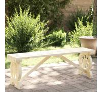 vidaXL Panca da Giardino 115 cm in Legno Massello di Abete