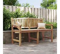 vidaXL Panca da Giardino 149,5x60x90 cm in Legno Massello di Teak