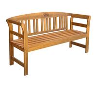 vidaXL Panca da Giardino 157 cm in Legno Massello di Acacia
