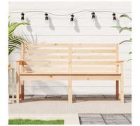 vidaXL Panca da Giardino 159,5x48x91,5 cm in Legno Massello di Pino
