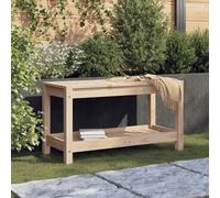 vidaXL Panca da Giardino 82,5x35x45 cm in Legno Massello di Pino