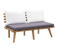VIDAXL - Panca da Giardino con Cuscini 115 cm in Legno Massello Acacia