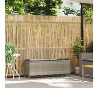 vidaXL Panca da Giardino con Cuscino 110x30x40,5 cm in Polyrattan