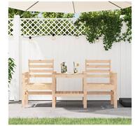 VIDAXL - Panca da Giardino con Tavolino 2 Posti Legno Massello di Pino
