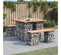 VIDAXL - Panca da Giardino Design Gabbione 100x102x72cm Massello Douglas