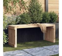 vidaXL Panca da Giardino Estensibile 212,5x40,5x45 cm Massello Pino