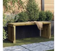 vidaXL Panca da Giardino Estensibile 212,5x40,5x45 cm Pino Impregnato