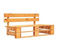 vidaXL Panca da Giardino in Pallet in Legno Marrone Miele