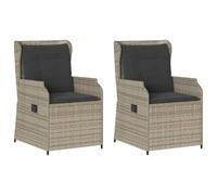 vidaXL Panca da Giardino Sedia per Esterni Regolabile e Reclinabile - Mobili da Patio Moderni per Relax e Comfort