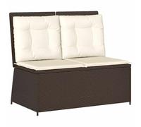 vidaXL Panca da Giardino Seduta Esterna Reclinevole per Patio - Arredo Moderno per Lounge e Deck, Versatile per Il Cortile