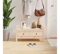 vidaXL Panca da Ingresso 80x40x43 cm in Legno Massello di Pino