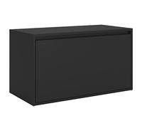vidaXL Panca da Ingresso 80x40x45 cm Nera in Truciolato