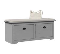 vidaXL Panca da Ingresso BODO Grigia 114x40x45 cm