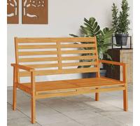 vidaXL Panca Divano da Giardino 120 cm in Legno Massello di Acacia
