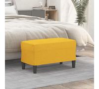 vidaXL Panca Giallo Chiaro 70x35x41 cm in Tessuto
