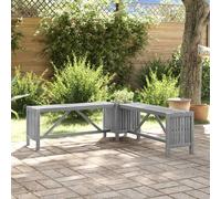 AX Panchina Pergola Fioriera Acacia Panca Piante Patio Legno Massello New 311824