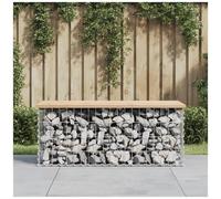 VIDAXL - Panca Giardino Design Gabbione 103x44x42 cm Legno Massello Pino